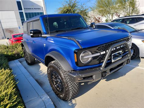 Ppf Stealth Satin Wrapped Lightning Blue First Edition Bronco And Now