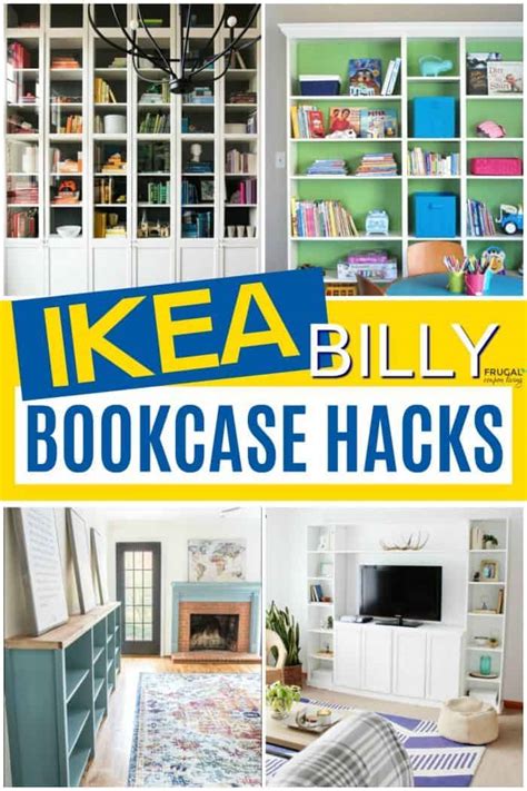 18 Creative Ikea Billy Bookcase Hacks And Home Decor Planning Ideas