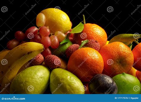 Fruit Selection Stock Photo Image Of Lemon Kiwi Banana 17717576