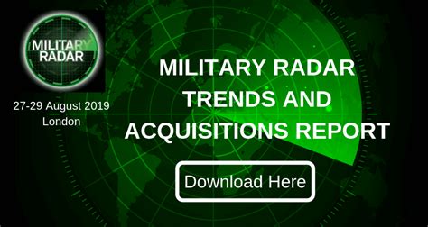Defence Iq Releases Military Radar Trends And Acquisitions 2019 Report