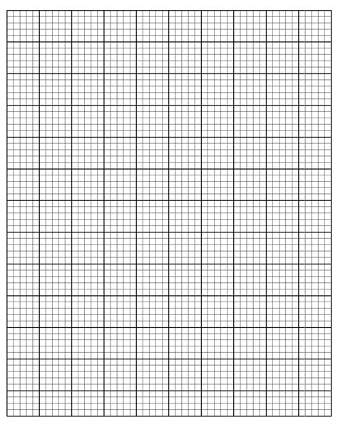 Black Cross Stitch 4 Lines Per Division Graph Paper Template Download