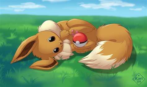 Eevee With A Pokeball Pokemon Know Your Meme