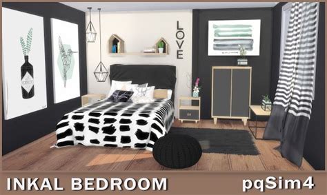 Inkal Bedroom Sims 4 Custom Content Casa Sims Muebles Sims 4 Cc