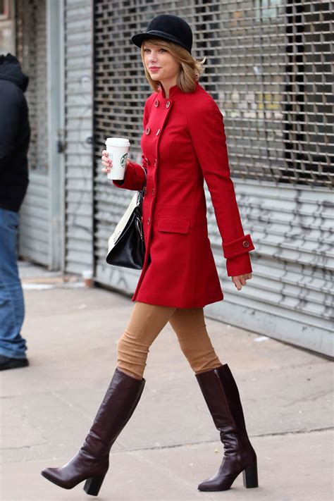 Taylor Swift Leaves The Gym Jan 17 2015 In New York City Couture Fashion