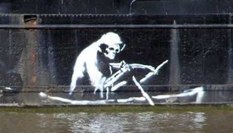 Banksy Graffiti The Grim Reaper Visit Bristol