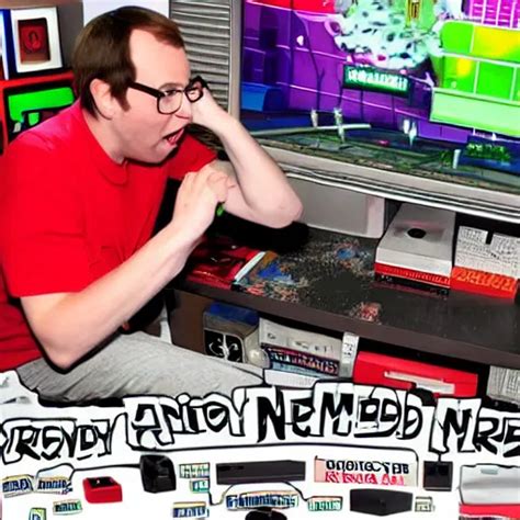 Angry Video Game Nerd Destroying And Smashing Consoles Stable
