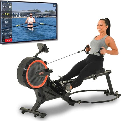 Womens Health Mens Health Bluetooth Dual Handle Rower Rowing