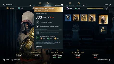 Assassin S Creed Odyssey Legendary Armor Guide Gamersheroes