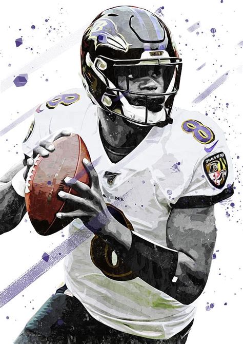 Lamar Jackson By Smh Yrdbk Baltimore Ravens Football Nfl Football
