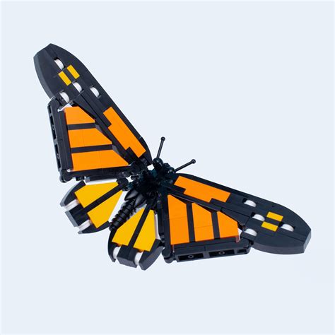 Monarch Butterfly B3 Customs Building Set Made Using Lego Parts The