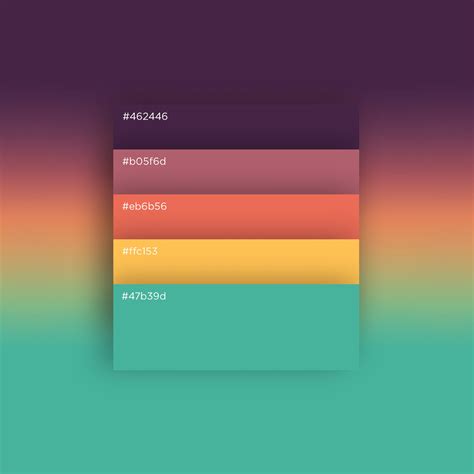 Free Flat And Minimal Palette On Behance