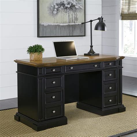 Worldmarket.com has been visited by 10k+ users in the past month Altra Furniture Parsons Black Oak Desk-9394096 - The Home ...
