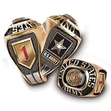 Us Army Career Service Rings Personalized Military