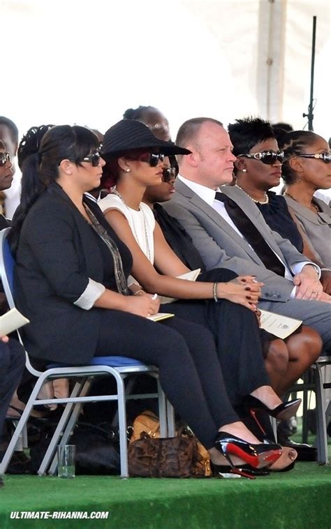 State Funeral Of The Barbados Prime Minister David Thompson November 3 2010 Rihanna Photo