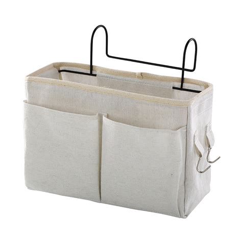 It is handmade from high quality materials, including wood (certified by the forest stewardship council). Bedside storage hanging bag bed table shelf basket rack ...