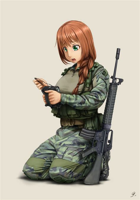 Special Operation 3 Anime Military Anime Warrior Warrior Girl