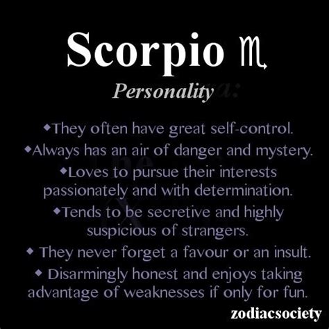 Personality Scorpio Personality Scorpio Zodiac Scorpio Zodiac Facts