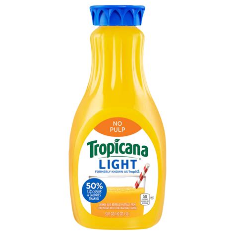 Save On Tropicana Trop50 Orange Juice Beverage 50 Less Sugar No Pulp