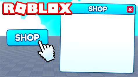 How To Make An Opening Shop Gui In Roblox Studio Youtube