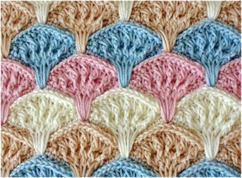 Shell Textured Stitch Crochet Pattern Free Styles Idea