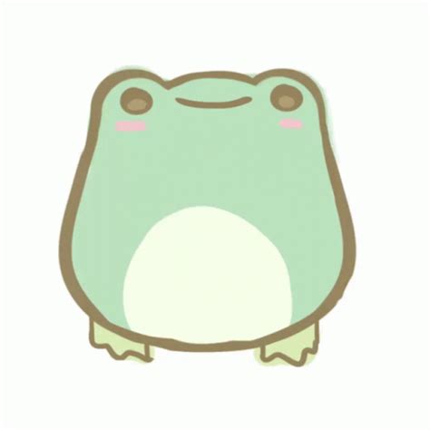 Adorable Animated Little Cute Frog 