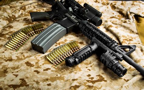 M4a1 Weapon Gun Military Rifle Police Ammo Y Wallpaper 2560x1600