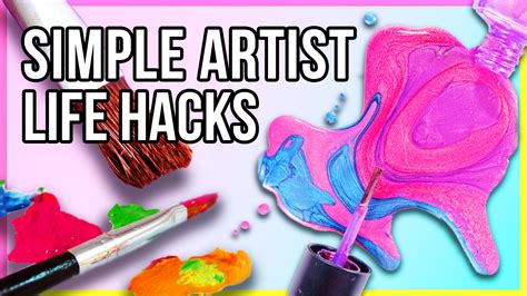 top-best-simple-artist-life-hacks-for-artists-diyer ...