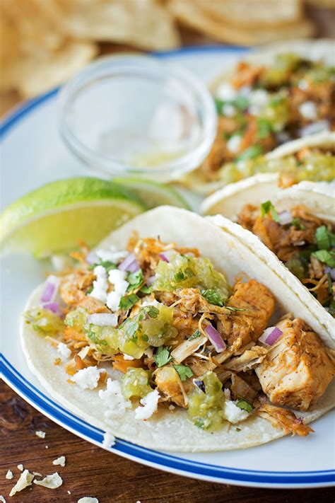 Add cumin and chili powder and pour water on top of the chicken. Instant Pot® Shredded Chicken Tacos - Life Made Simple