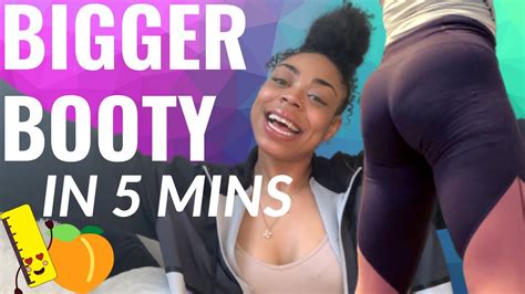 5 Minute Bigger Booty Workout Youtube