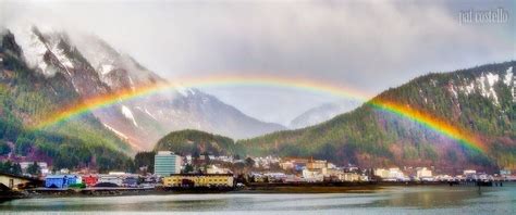 Beautiful Juneau Rainbow Juneau Alaska Juneau Nature