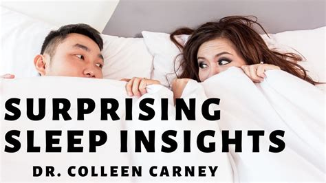why and how cognitive behavioral therapy improves sleep dr colleen carney youtube
