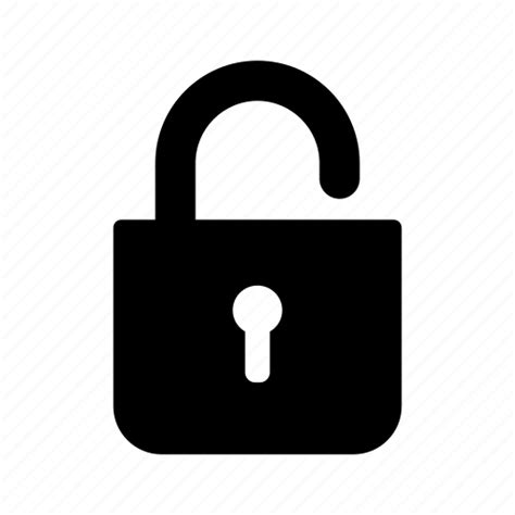 Lock Secure Unlock Unlocked Icon