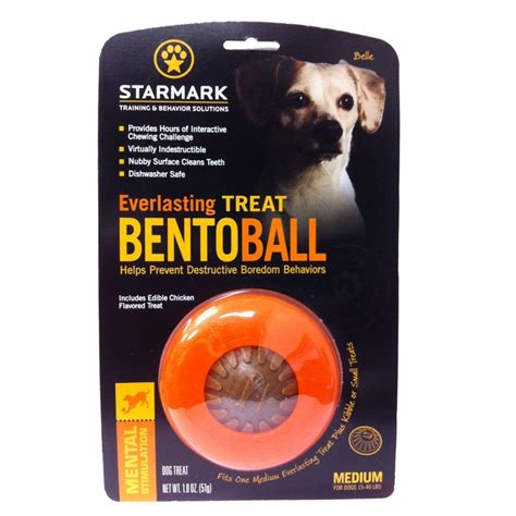 Starmark Everlasting Bento Ball Chewable Treat 🐶 Dog Toy