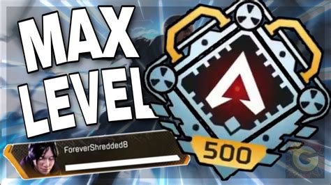 Hitting Max Level 500 Apex Legends Youtube