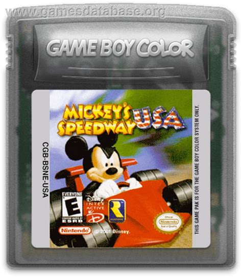 Mickeys Speedway Usa Nintendo Game Boy Color Games Database