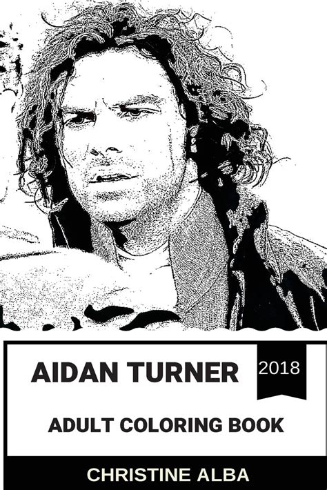 buy aidan turner adult coloring book kili from the hobbit trilogy and poldark from poldark