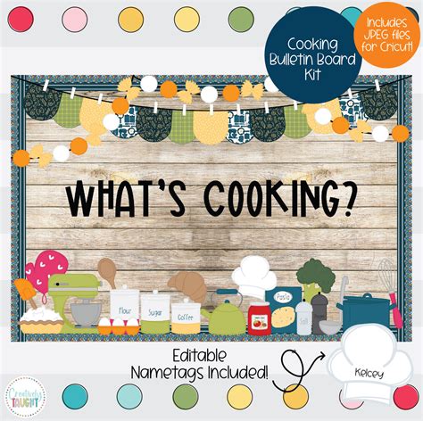 Cooking Home Economics Bulletin Board Kit Amped Up Learning