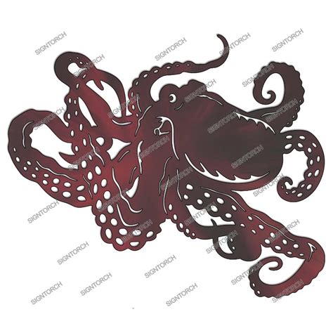Octopus Readytocut Vector Art For Cnc Free Dxf Files