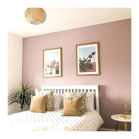 Pink Feature Wall Dulux Dusted Fondant Interiors By Color