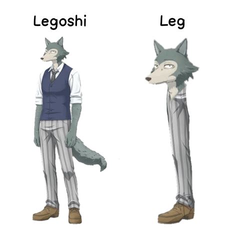 Two Different Poses Of A Man And A Wolf