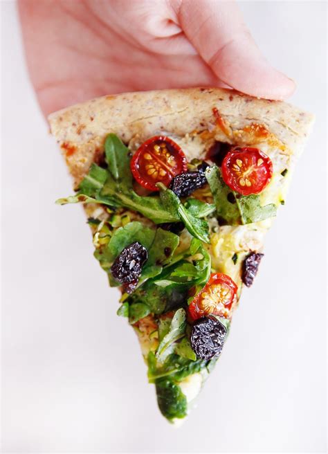 Gluten Free Garden Veggie Pizza With Balsamic Tart Cherry Reduction