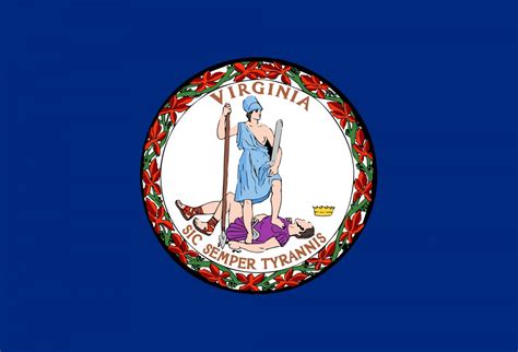 Virginia Flag States Package Country Flags
