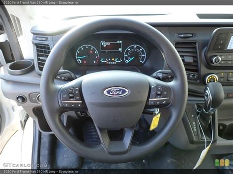 Ebony Interior Steering Wheel For The 2020 Ford Transit Van 250 Mr Long