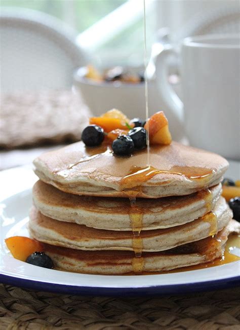 With a few real food ingredients. Greek Yogurt Pancakes - LideyLikes