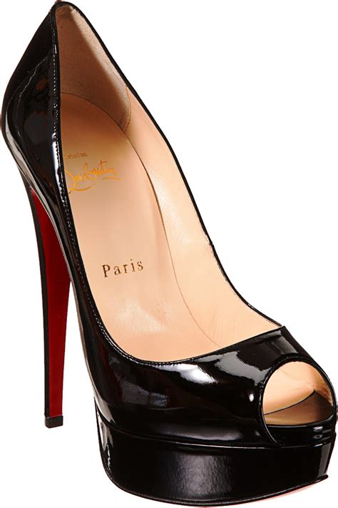 Black Louboutin Women's Pums PNG Image | High heels instagram, Heels, Black strap heels