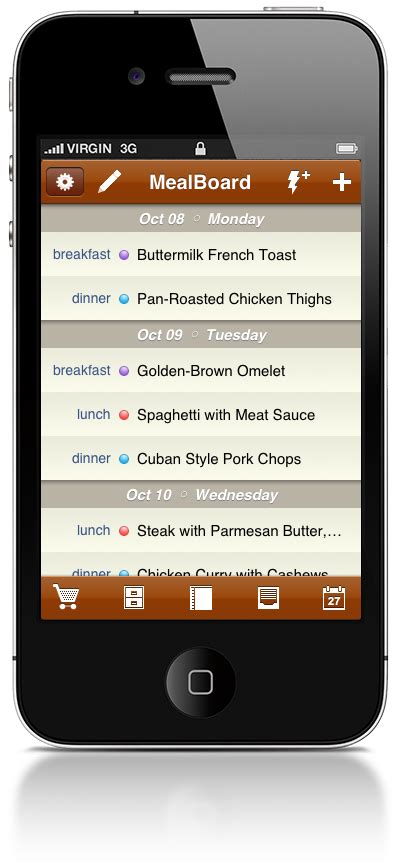 Mealboard Meal Planner App Meal Planning App Vegetable Lunch