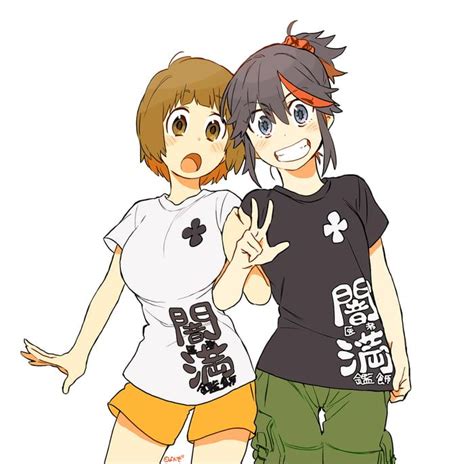 Ryuko And Mako Con Im Genes Dibujos De Anime