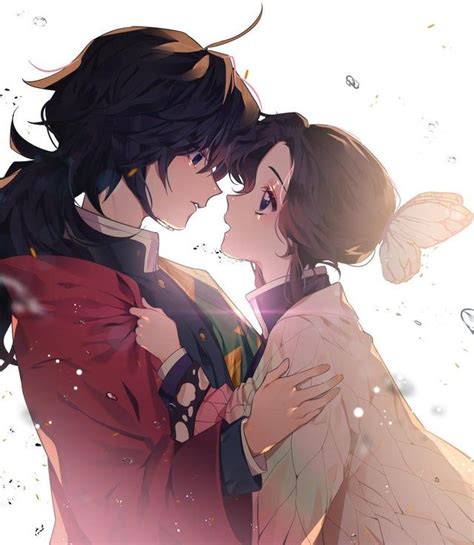 Giyuu And Shinobu Demonslayeranime Anime Anime Images Romantic Anime