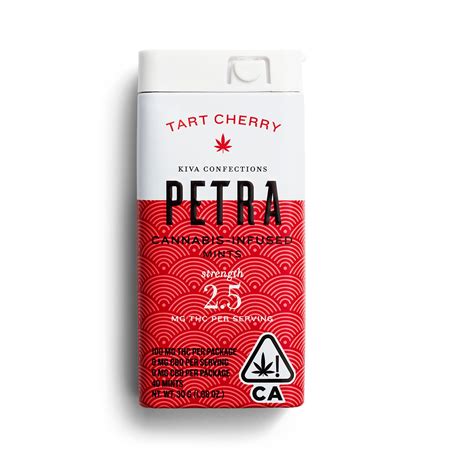 Edibles Petra Tart Cherry Mints By Kiva Confections Grassdoor