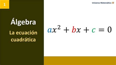 Modelo Algebraico De Una Ecuacion Cuadratica Con Una Variable Porn